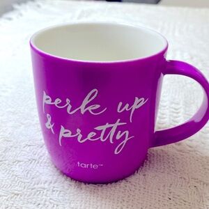 Tarte Perk Up & Pretty pink coffee cup